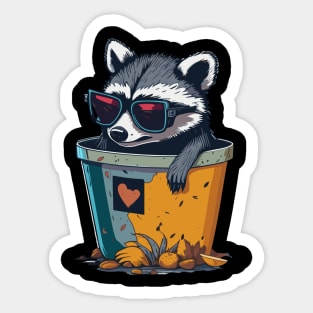 Racoon Sticker